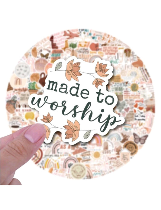 100pcs Inspirational Bible Stickers